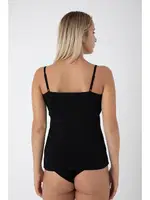 Dantelli İp Askılı Likralı Kadın Atlet Confeo C801-009  Siyah görsel 4