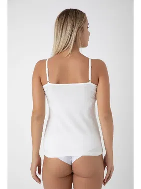 Confeo Dantelli İp Askılı Likralı Kadın Atlet Confeo C801-009  - Alternatif Görünüm