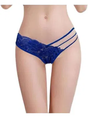 Venlisa Transparan Dantelli Şerit Detaylı Fantazi String Külot Venlisa 6200