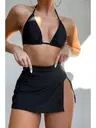 Deniz Etekli 3 Lü Bikini Takım (Çıkartilabilir Kaplı) Angelsin MS 4392
