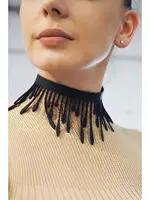 Deri Kolye Harness Aksesuar missisX 5304 Siyah farklı açı