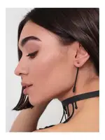 Harness Deri Kolye Aksesuar missisX 5316 Siyah görsel 4