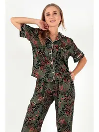 DOREMI Desenli Kısa Kollu Kadın Pijama Takım DoReMi 002-000093