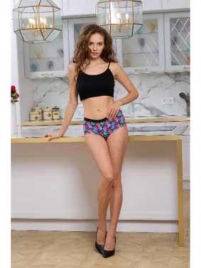 Darkzone Dijital Baskılı Ananas Desenli Kadın Boxer Darkzone 0002