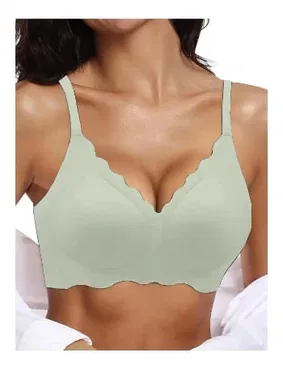Merry See Dikişsiz Balensiz Çıkarılabilir Pedli Lazer Kesim iz bırakmaz Görünmez Sütyen AN 2000 - Yeşil - Alternatif Görünüm