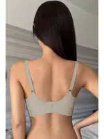 Dikişsiz Balensiz Çıkarılabilir Pedli Lazer Kesim iz Yapmaz Görünmez Sütyen Merry See AN2000 Gri Gri detay görünüm