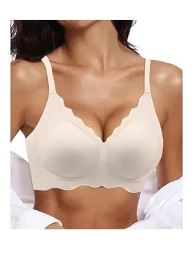 Merry See Dikişsiz Balensiz Çıkarılabilir Pedli Lazer Kesim izbırakmaz Görünmez Sütyen Merry See AN 2000 Ekru - Alternatif Görünüm