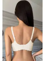 Dikişsiz Balensiz Çıkarılabilir Pedli Lazer Kesim izbırakmaz Görünmez Sütyen Merry See AN 2000 Ekru Ekru farklı açı