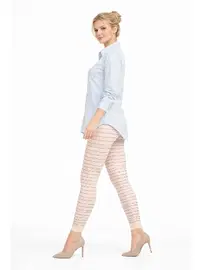 Bona Mania Çizgili Kadın Tayt Bona Mania 283-000378