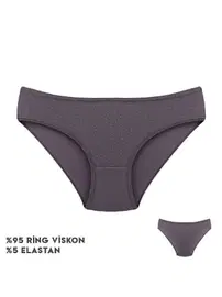 Dondeza Viscon Desenli Kadın Slip Külot 12'li Dondeza 164-7