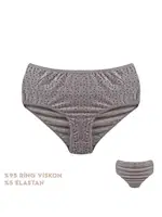 Viscon Çiçek Desenli Kadın Bikini Külot 12'li Dondeza 664-8 Görsel