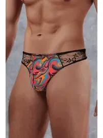 Doreanse Doreanse Erkek Fantezi Ebru Desenli Dantelli String Modal 1032