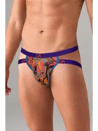 Doreanse Doreanse Erkek Fantezi Ebru Desenli Jockstrap String 1092
