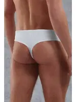 Doreanse Erkek Fantezi Relax Fit Pamuklu String 1030 Beyaz detay görünüm