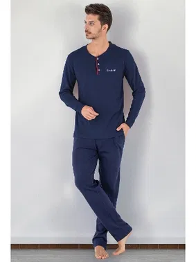 DOREMI 2Li Erkek Soft Doğal Pamuk Pijama Takımı DoReMi 002-000008 - Alternatif Görünüm