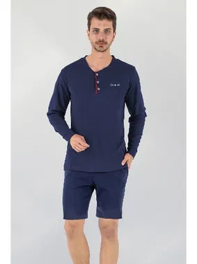 DOREMI 3lü Erkek Soft Doğal Pamuk Pijama Takımı DoReMi 002-000009 - Alternatif Görünüm