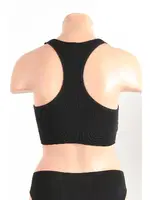 Bağcıklı Sporcu Kadın Büstiyer DoReMi 002-T15454 Siyah farklı açı