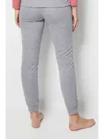 Gri Cepli Kadın Pijama Altı Doremi 002-000765 Gri görsel 4