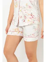 Çiçekli Şort Pijama Altı Doremi 002-001051 Desenli farklı açı