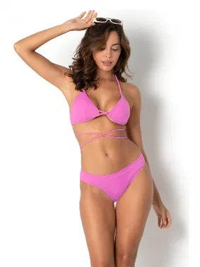 DOREMI Çapraz Bağlamalı Pembe Kadın Bikini DoReMi 002-001005