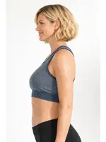 Dikişsiz Fitilli Yüzücü Sırt Büstiyer DoReMi 125-015388 BLUE farklı açı