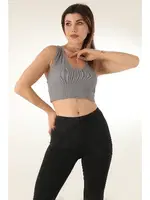 Dikişsiz Örme Spor Bralet DoReMi 002-000810 Antrasit