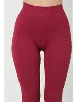 Dikişsiz Spor Taytı DoReMi 002-000112 Gül Kurusu farklı açı