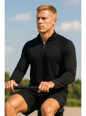 DOREMI Fermuarlı Uzun Kollu Erkek Sweatshirt DoReMi 002-T28221