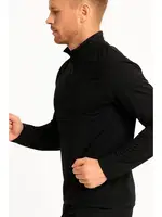 Fermuarlı Uzun Kollu Erkek Sweatshirt DoReMi 002-T28221 Siyah görsel 4