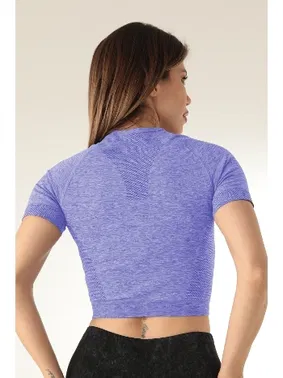 DOREMI DoReMi Fileli Bisiklet Yaka Crop Üst - 002-018259 - Alternatif Görünüm