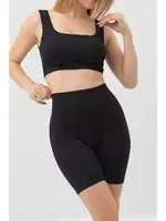 DoReMi Fitilli Kısa Tayt Miorre 002-000141 Siyah farklı açı