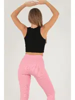 Ripli Kalın Askılı Kadın Spor Büstiyer DoReMi 002-P15388 Siyah görsel 4