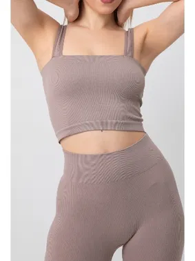 DOREMI Seamless Fitilli Kare Yaka Kalın Askılı Spor Sütyen DoReMi 002-000164