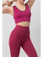 Seamless Fitilli V Yaka Esnek Askılı Spor Sütyen DoReMi 002-000167 farklı açı