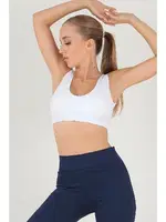 Kaplı Seamless Spor Büstiyer DoReMi 002-T15450 Beyaz farklı açı