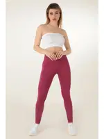 Toparlayıcı Seamless Spor Tayt DoReMi 002-000177 Bordo