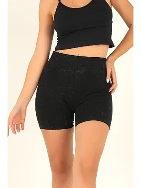 DOREMI Yüksek Bel Kısa Spor Tayt DoReMi 002-016368