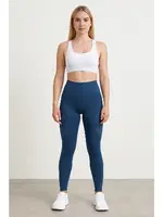 Yüksek Bel Toparlayıcı Spor Tayt DoReMi 002-000012 Lacivert farklı açı