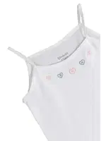 DoReMi %100 Pamuk İnce Askılı Kız Çocuk Atlet 002-221223 görsel 5