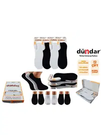 Dündar Çorap Dikişsiz Yıkamalı Kokulu Bayan Modal Sneaker 12'li Dündar 6876