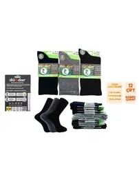 Dündar Çorap Bambu Diyabetik Dikişsiz Yıkamalı Kokulu Bayan 12'li Dündar 6999