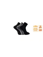 Diyabetik Dikişsiz Kokulu Erkek Bambu Yarım Konç Patik 12'li Dündar 5985 Düz Asorti farklı açı