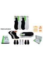 Bambu Dikişsiz Yıkamalı Kokulu Erkek Sneaker 12'li Dündar 6883