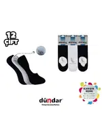 Likralı Dikişsiz Yıkamalı Kokulu Erkek Penye Babet 12'li Dündar 8207 Beyaz