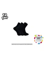 Taban Altı Havlu Dikişsiz Yıkamalı Kokulu Erkek Konç Patik 12'li Dündar 7040 Asorti farklı açı