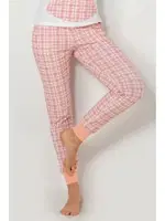 Ekose Pembe Bayan Pijama Altı Doremi 002-001085 görsel 5