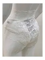 Ekru Dantelli Yüksek Bel Külot Sistina Venüs-K1012 Ekru görsel 4