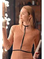 İnce Deri Elbise Gömlek Üstü Harness Aksesuar missisX 3407 Siyah farklı açı