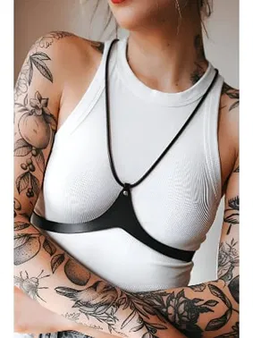 missisX Elbise Gömlek Üstü Deri Harness Aksesuar missisX 3493 - Alternatif Görünüm