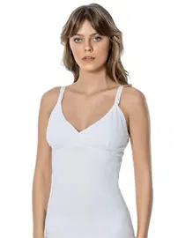 Godewo Pamuklu İnce Askılı Emzirme Atleti Godewo 7010